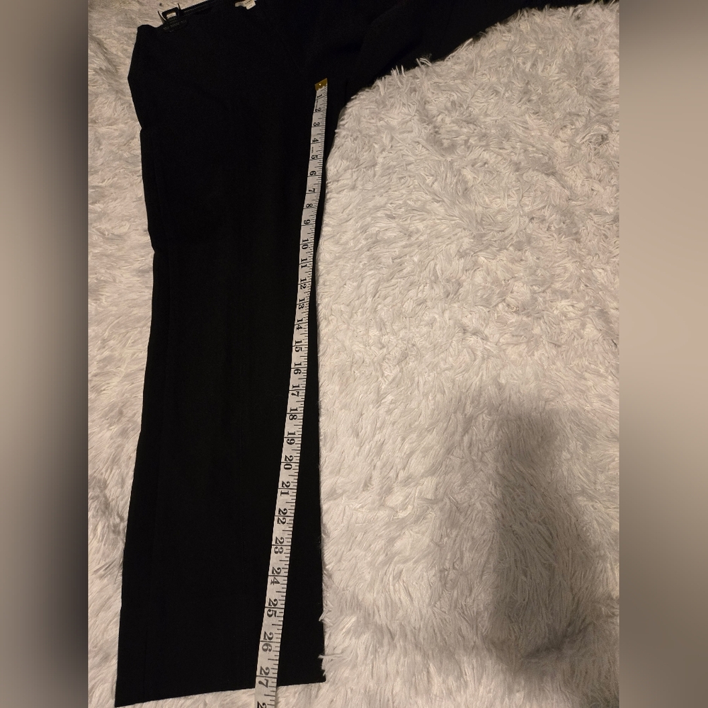 Vince Stitch-Front Seam Leggings Color Black Size L/G - Picture 6 of 16